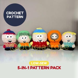 Crochet Patterns - Stitch Park Pals Printable Instant DIGITAL Download