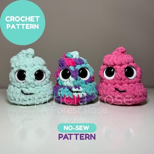 Unicorn Poop Plush Crochet Pattern: No. 2 Buddy Edition (Digital Download)