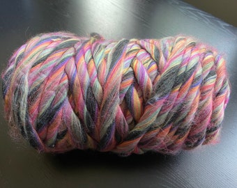 Yarn, acrylic , skein, rainbow, wool, weaving, knitting yarn, crochet, fiber art, weaving yarn, yarn bee