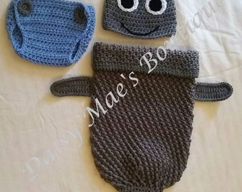 PATTERN ONLY* Crochet Whale Costume Prop