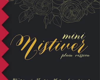 Elegant Calligraphy Font, Romantic Cursive Wedding Invitation Script, Bridal Feminine Handwritten Typeface, Chic Digital Download Lettering