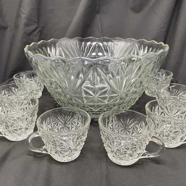 Punch Bowl Set Etsy