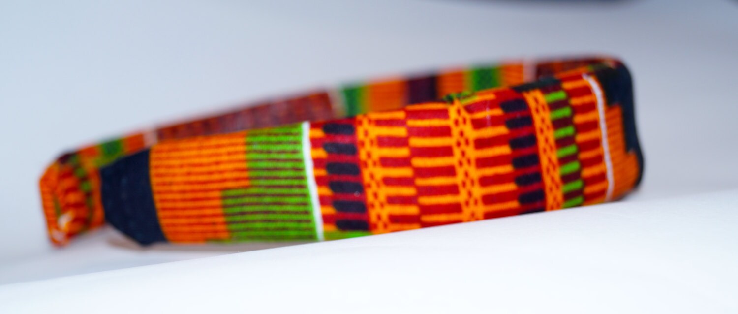 Handmade Kente Cloth patterned Headband Etsy