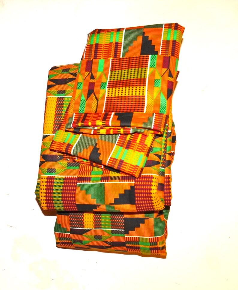 Kente Print Bedding Set