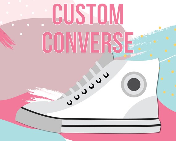 custom converse etsy
