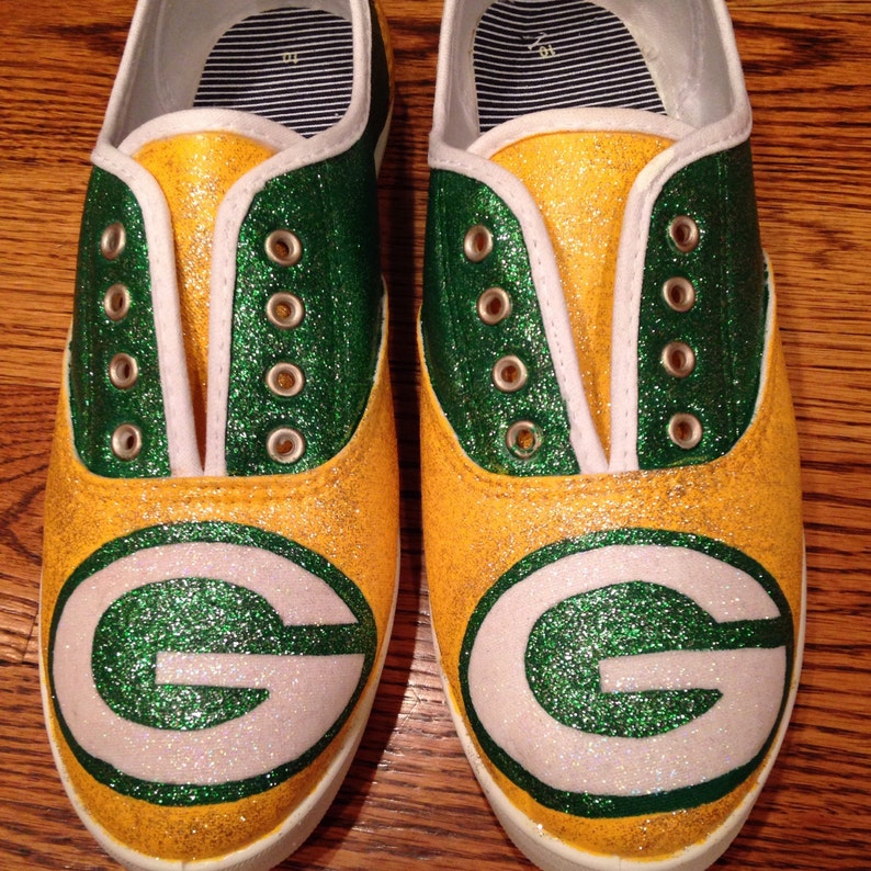 Green Bay Packers Shoes | Etsy