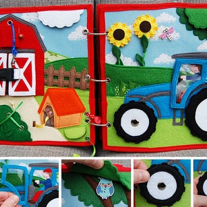 Farm quiet book PDF pattern and tutorial image 4