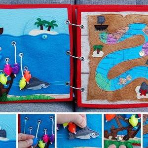 PDF Pattern & tutorial Quiet book Pirate image 3