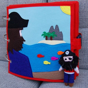 PDF Pattern & tutorial Quiet book Pirate image 2