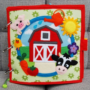 Farm quiet book PDF pattern and tutorial image 2