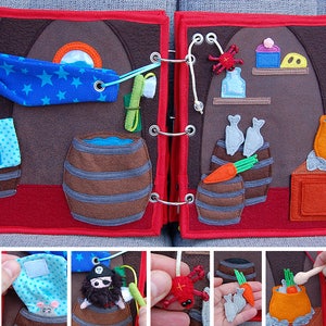 PDF Pattern & tutorial Quiet book Pirate image 5