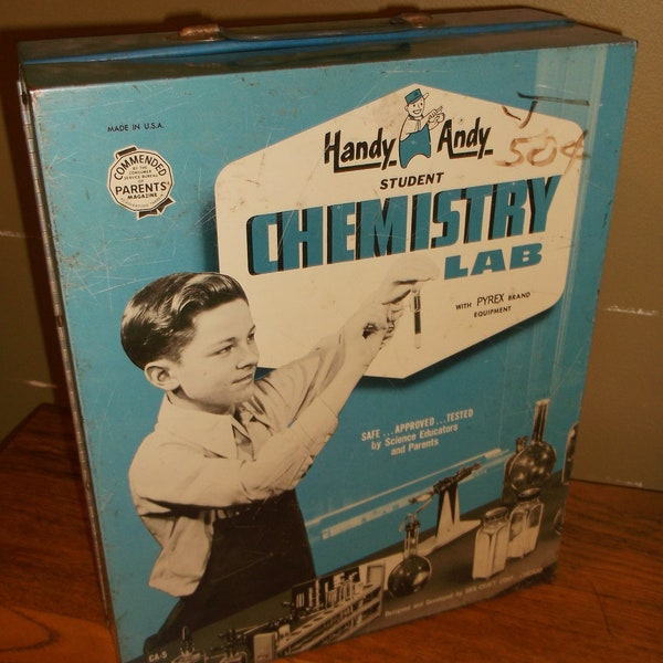 Handy Andy Student Chemistry Lab  - Vintage Science Kit