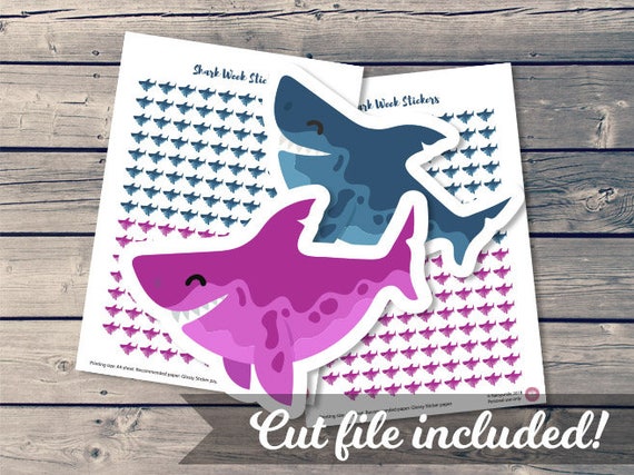 Shark Week Stickers, Period Tracker Stickers, Period Stickers, Menstrual Tracker, Period Stickers, cycle tracker stickers, tracker stickers Il_570xn