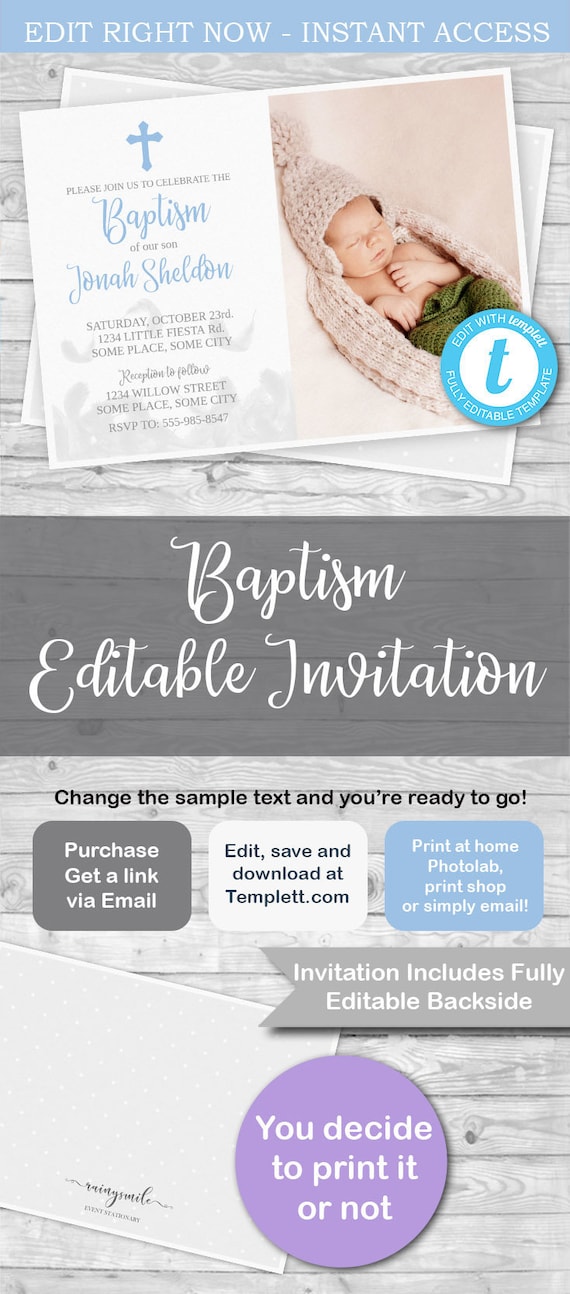 baptism invitation boy baptism invitation baptism invites