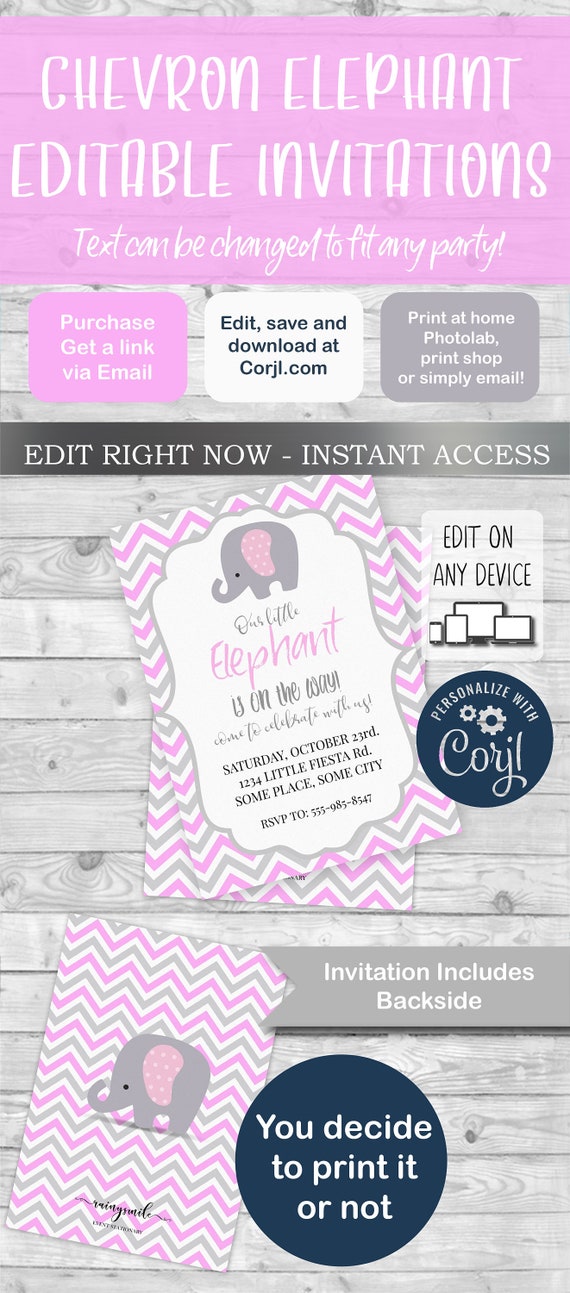 etsy baby invitations