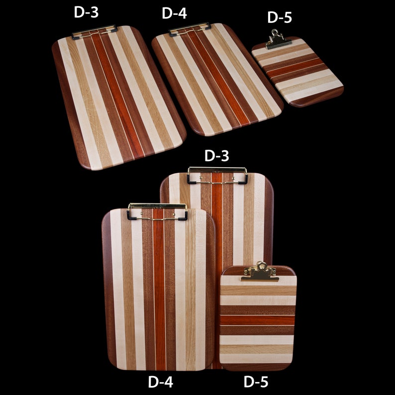 Hardwood Laminated Clipboards Etsy