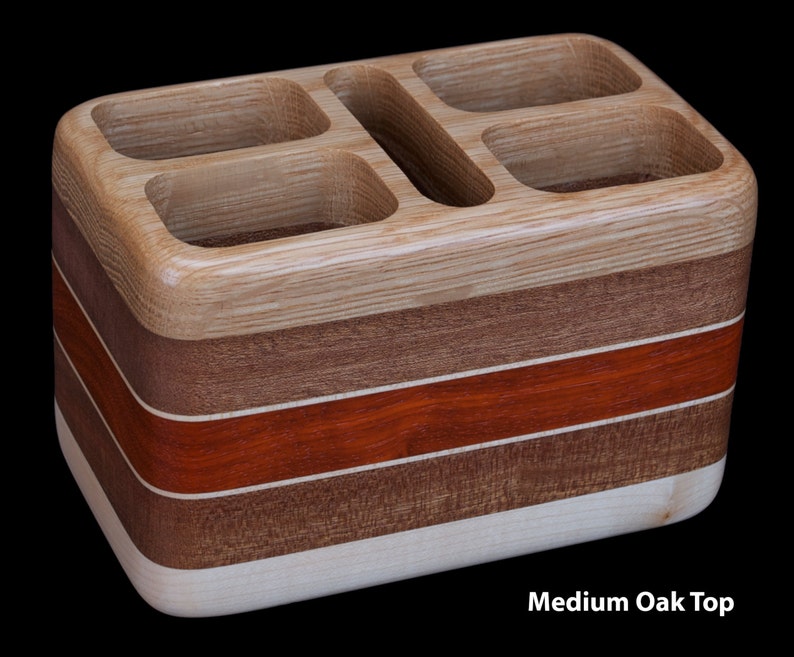 Hardwood Remote Control Holder for 4 Remotes & Smartphone Etsy