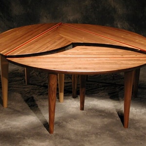 Solid Hardwood Sectional Coffee Table