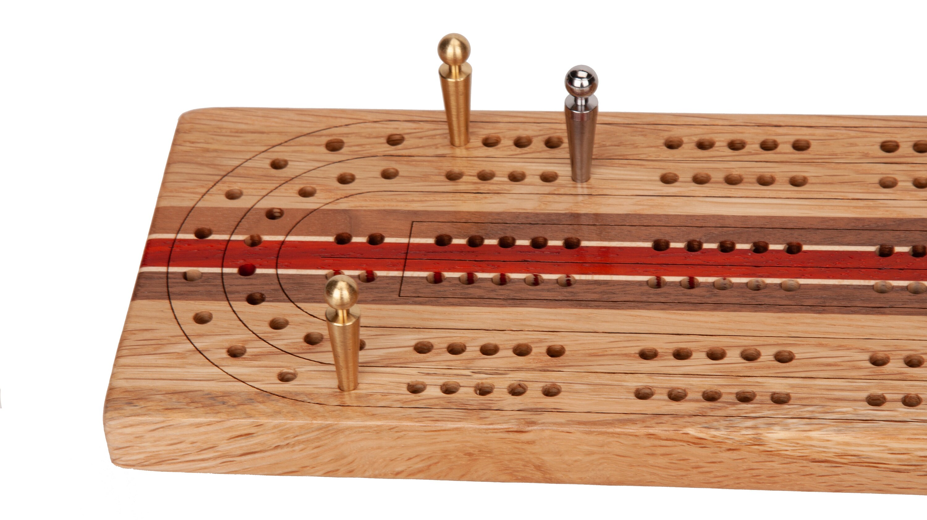Wooden Cribbage Board Etsy