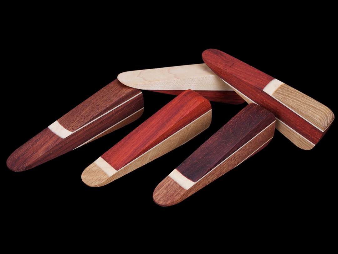 Hardwood Laminated Wooden Door Stop Etsy