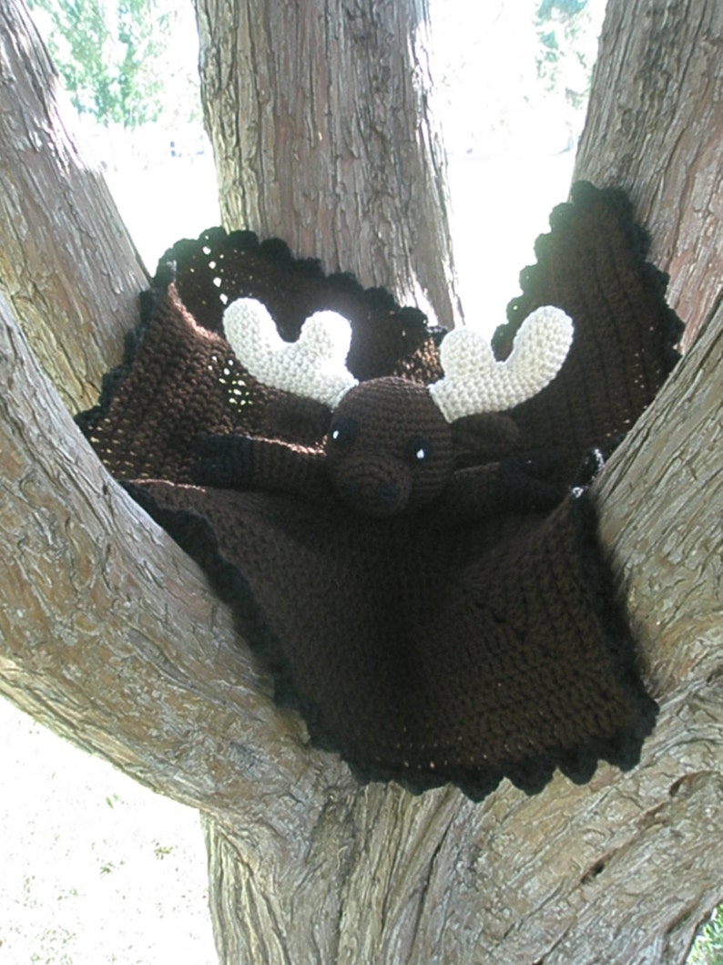 Moose Loveysecurity Blanket Crochet Pattern Instant Download Pattern
