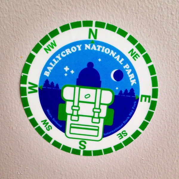 Naklejka na zderzak Parku Narodowego Ballycroy