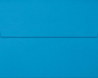 A6 Invitation Envelopes Bright Blue Peel & Seal - Set of 6