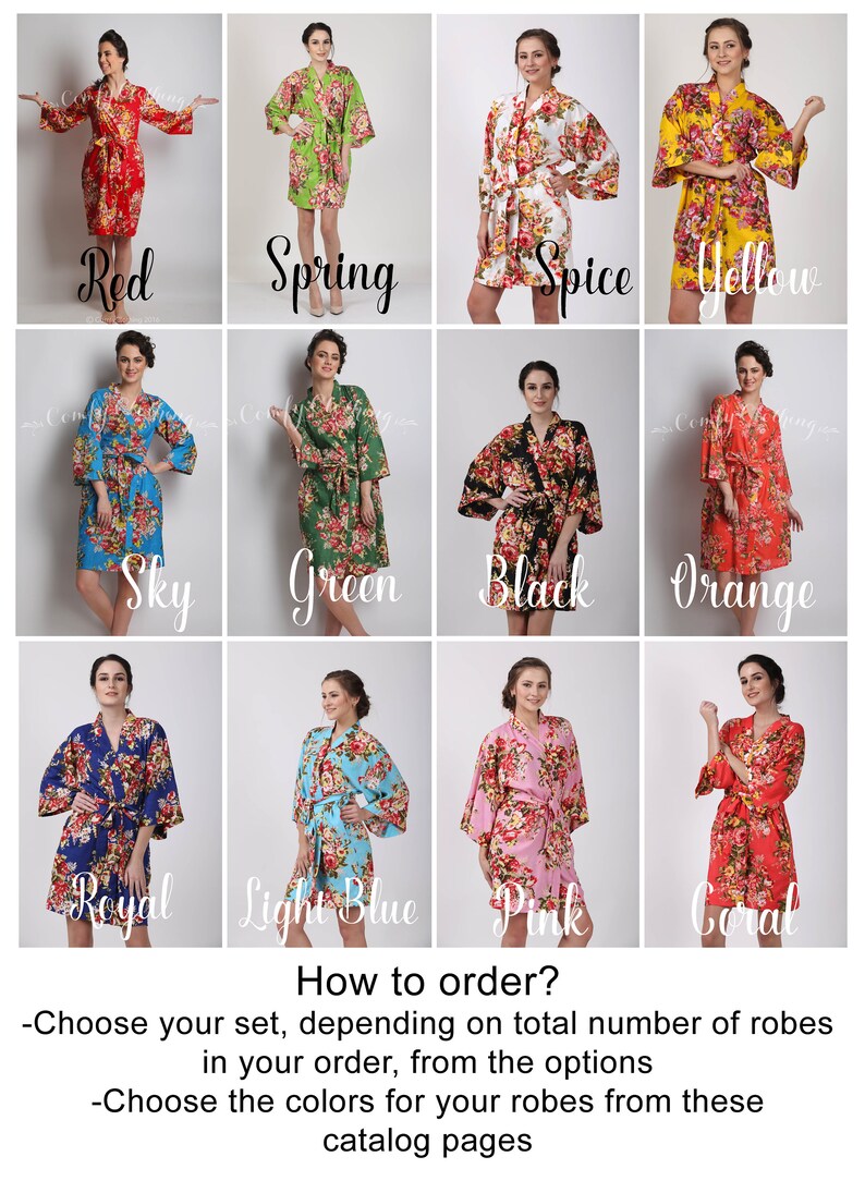 Bridesmaid Robes. Bride Robe. Bridal Party Robes. Flower Girl Etsy