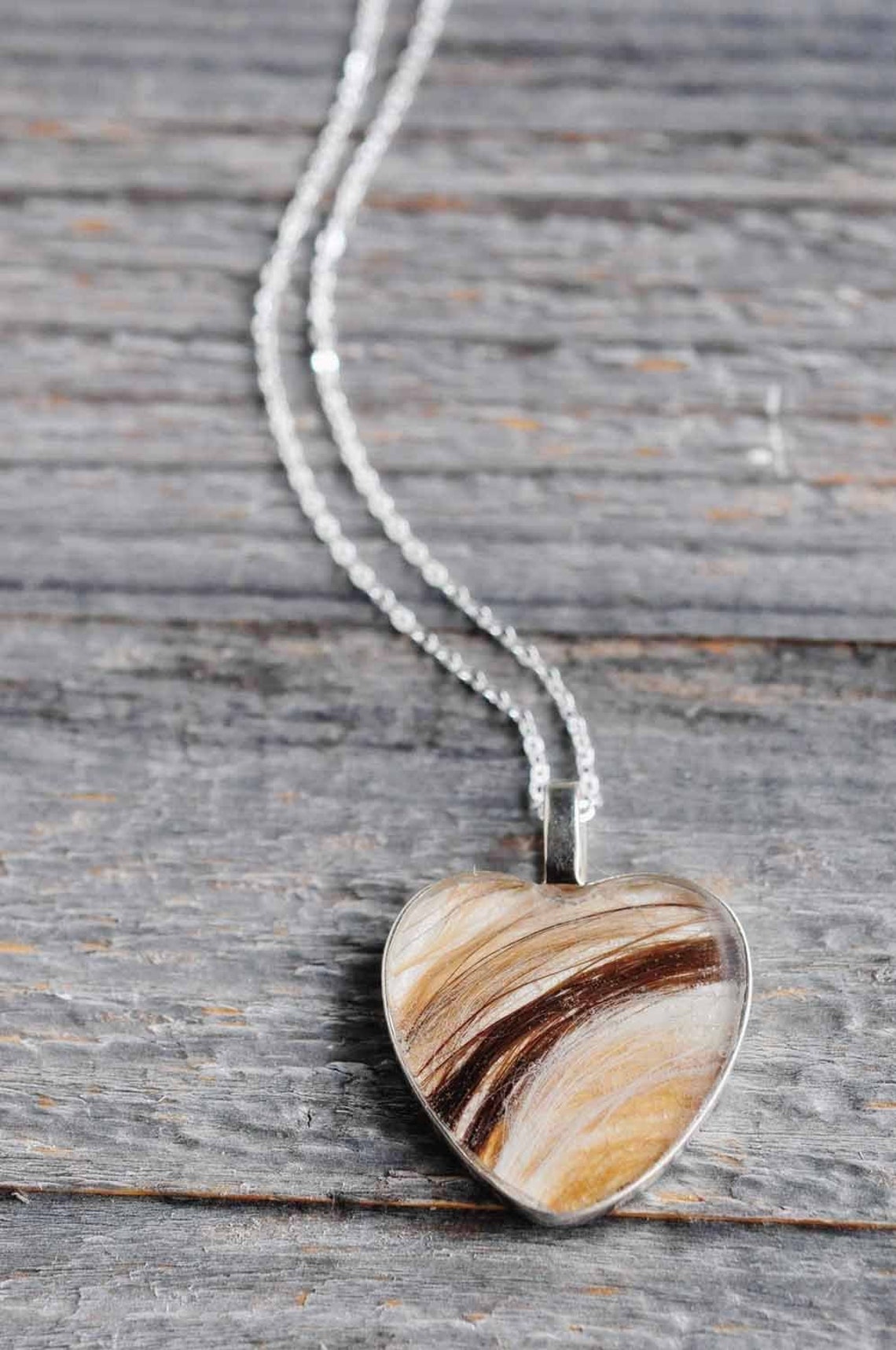 Personalized Pet Memorial Necklace Dog Hair Jewelry Pet Etsy