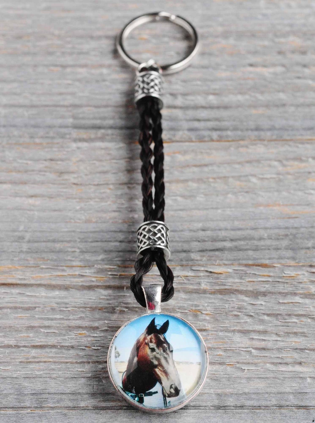 Personalized Horse Hair Key Chain Horse Hair Jewelry Horse Etsy