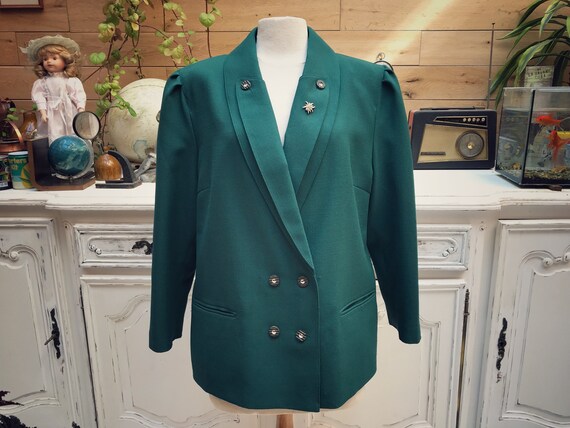 vintage green blazer