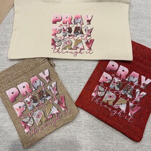 Bolsas de arpillera con cordón o para cosméticos para orar por ello, para regalos, dinero, cumpleaños, ocasiones especiales, motivación, bolsas de oración