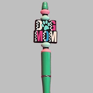 Dog Mom Beaded Pens – Unique Handmade Gifts for Birthdays, Holiday & Everyday Inspiration | Ink Refill | Affordable