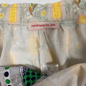 Funky Teatowel Pants 1981 and Banksia ' Bright Bold Patchwork Pants in ...