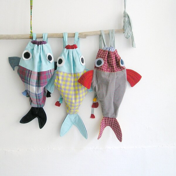 Rahmeninformationen f&uuml;r Melanie - zusammen mit meinem Freund Fisch - Drawstring backpack f&uuml;r Kinder