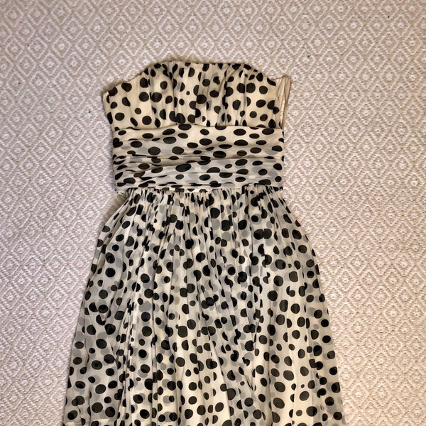 Polka Dot Prom Dress - Etsy