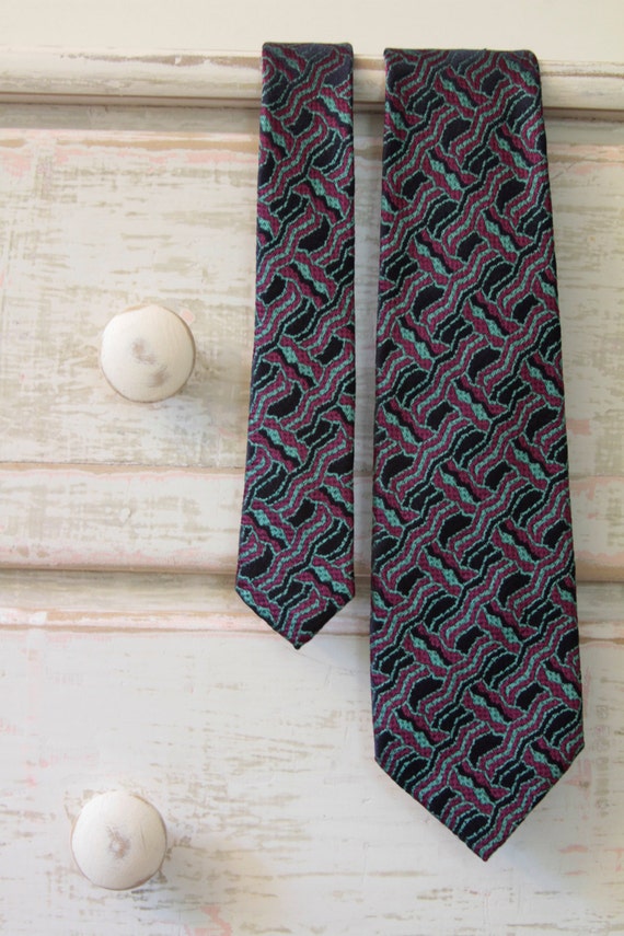 Vintage Ted Lapidus Paris Necktie Narrow Mod/New W
