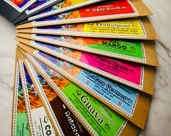 5 packs -pick n mix - chose any 5 of our incense that are currently listed