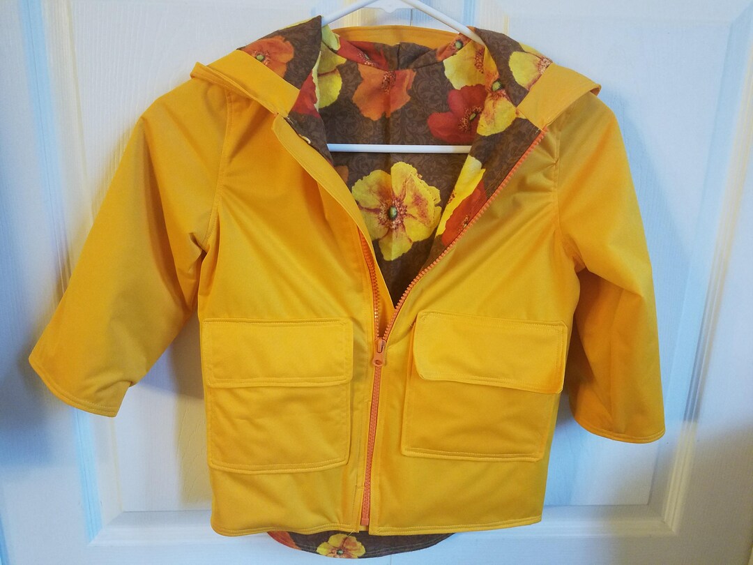 Bright Custom Fullylined Toddler Boy Girl Raincoat 3T/4T Etsy