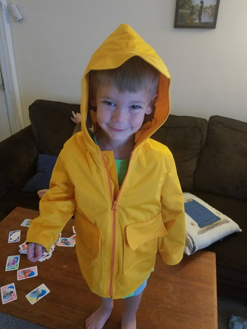 Bright Custom FullyLined Toddler Boy Girl Raincoat 3T/4T Etsy