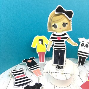 Printable Paper Dolls, Printable Party Kit, Printable Games, Printable ...