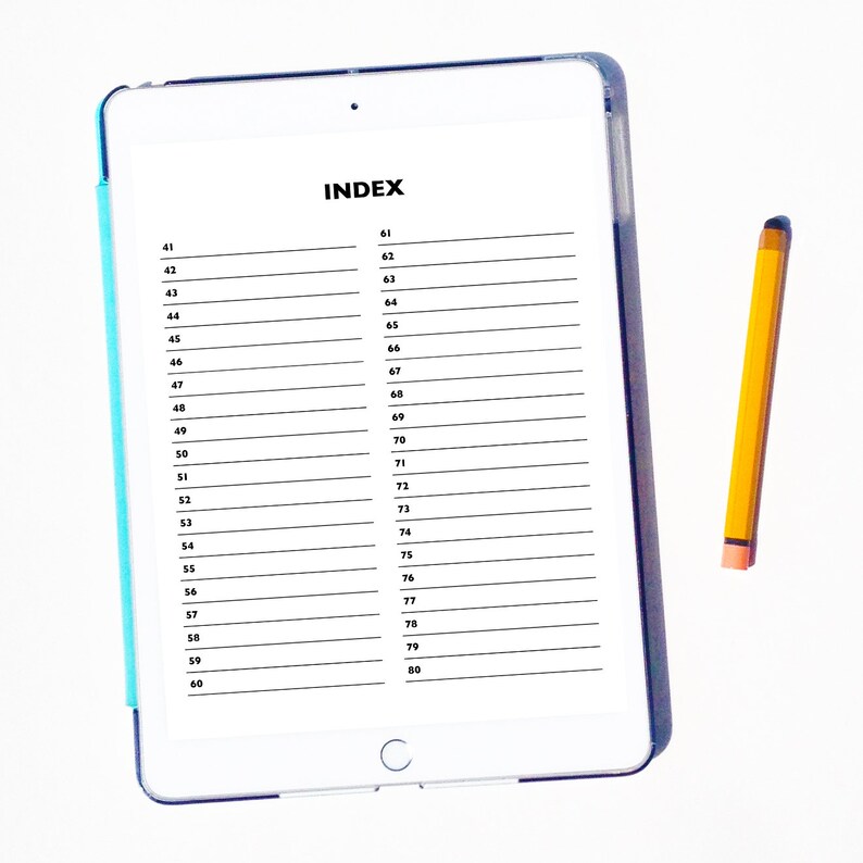 Digital Bullet Journal Digital Journal for Tablet Planner Etsy