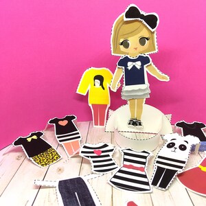 Printable Paper Dolls, Printable Party Kit, Printable Games, Printable ...
