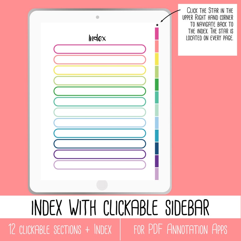 Digital Composition Notebook PDF Annotated Apps Digital Etsy