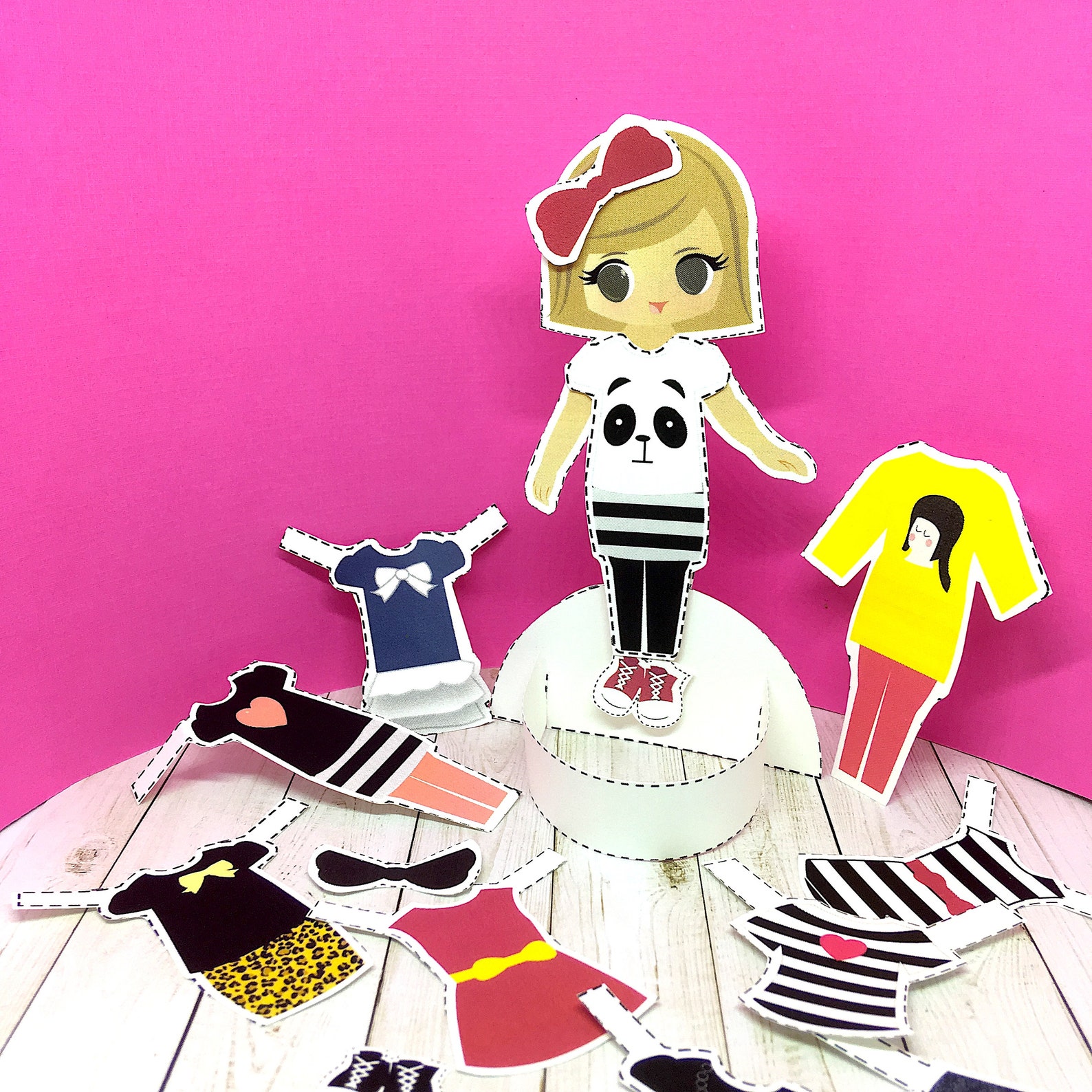 Printable Paper Dolls Printable Party Kit Printable Games - Etsy