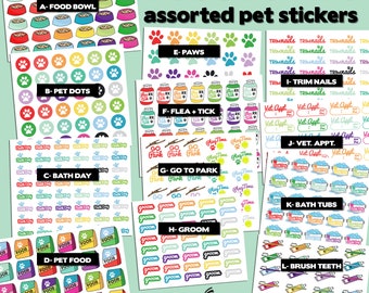 Vet Appointment Planner Stickers Dog Appointment Planner Sticker Dog Planner Sticker Kiss Cut Sticker Kawaii Stickers