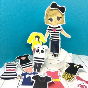 Printable Paper Dolls, Printable Party Kit, Printable Games, Printable ...