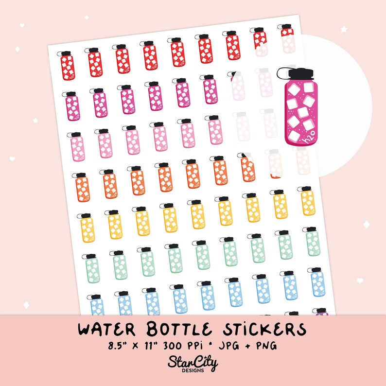 Printable hydrate Stickers, drinking water tracker hydration stickers, consume drinking water stickers, electronic h2o consumption, consume stickers, bujo drinking water image relating to Printable Water Tracker known as Printable hydrate Stickers, h2o tracker hydration stickers, consume h2o stickers, electronic drinking water consumption, consume stickers, bujo h2o