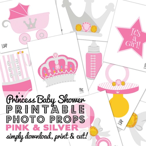 PRINTABLE Baby Shower Photo Booth Propsbaby Shower | Etsy