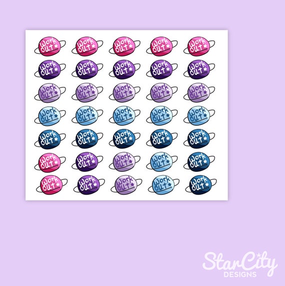Workout Stickers Fitness Stickers Exercise Stickers Gym Stickers Workout Planner Stickers Talk Bubble Workout Reminders Starry Night Workout Stickers Fitness Stickers Exercise Stickers Gym Stickers Workout Planner Stickers Talk Bubble Workout Reminders Starry Night